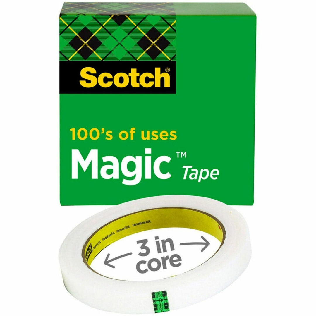Image of 3M Magic Tape, 3" Core, 1"x2592", 1 Roll, Transparent