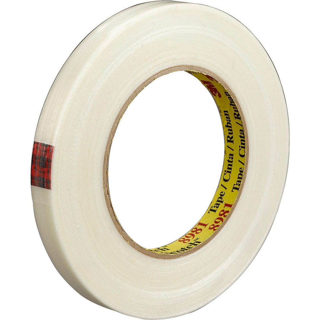 Image of 3M Filament Tape, 3" Core, 3/4"x60 Yards, Clear