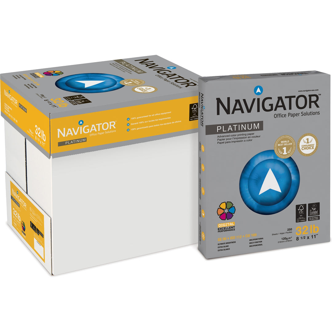 Image of Navigator Platinum Digital NPL1132 Platinum Office Multipurpose Paper, Bright White