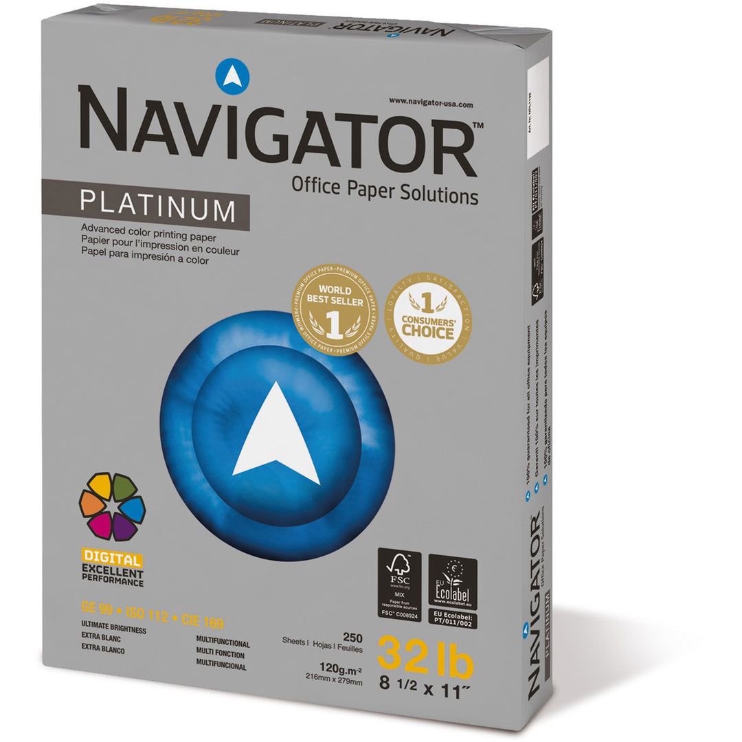 Image of Navigator Platinum Digital NPL1132 Platinum Office Multipurpose Paper, Bright White