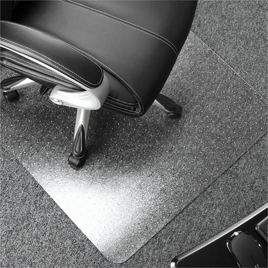 Image of Floortex® Cleartex Ultimat Polycarbonate Chair Mat for Low/Medium Pile Carpet, 48" w x 79" l, Clear
