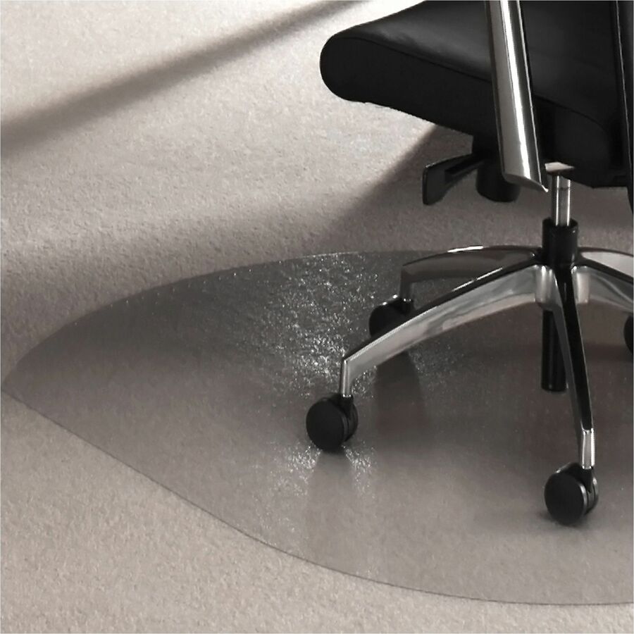 Image of Floortex® Low/Med Pile Chairmat,Contour,Studded,39"x49", Clear