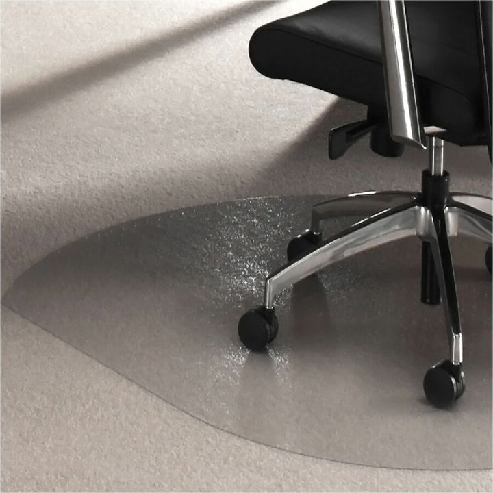 Image of Floortex® Low/Med Pile Chairmat,Contour,Studded,39"x49", Clear