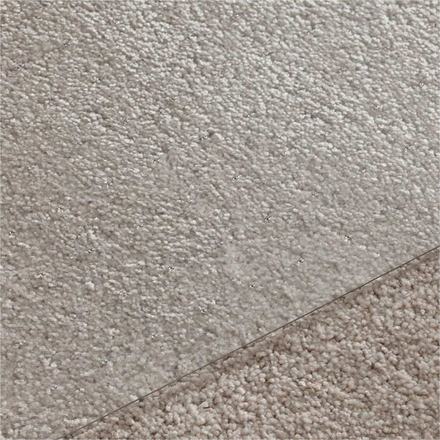 Image of Floortex® Low/Med Pile Chairmat,Contour,Studded,39"x49", Clear