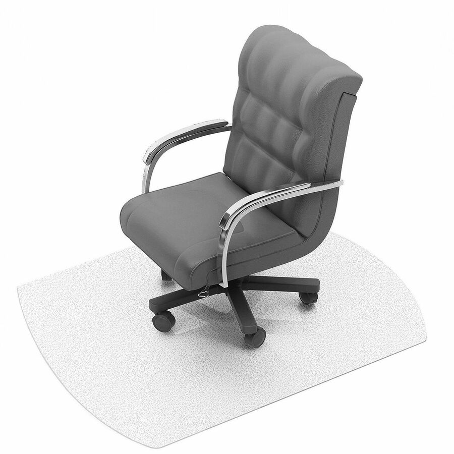 Image of Floortex® Low/Med Pile Chairmat,Contour,Studded,39"x49", Clear