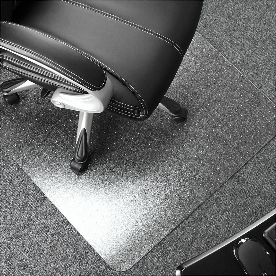Image of Floortex® Cleartex Ultimat Polycarbonate Chair Mat for Low/Medium Pile Carpet, 35" w x 47" l, Clear