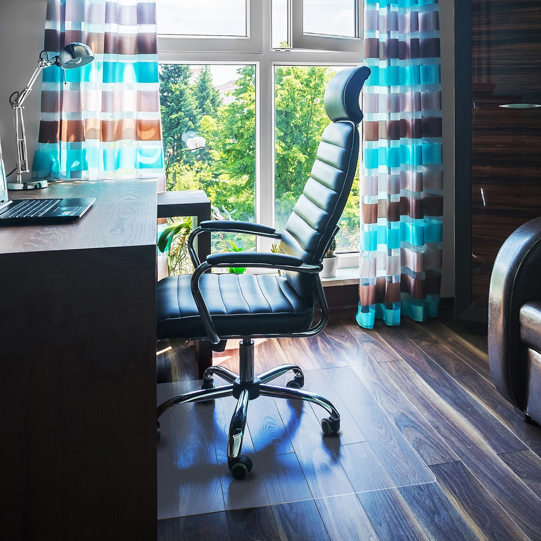 Image of Floortex® Cleartex Ultimat Polycarbonate Chair Mat for Hard Floors, 48" w x 60" l, Clear