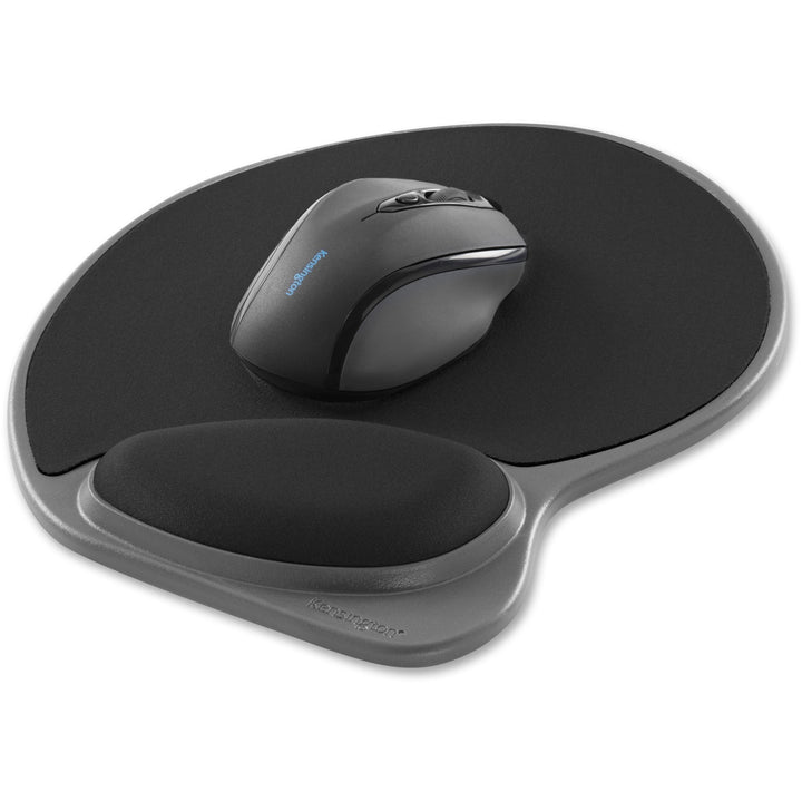 Image of Kensington® Memory Foam Mouse Pad Wrist Pillow, 10 x 9.87, Black