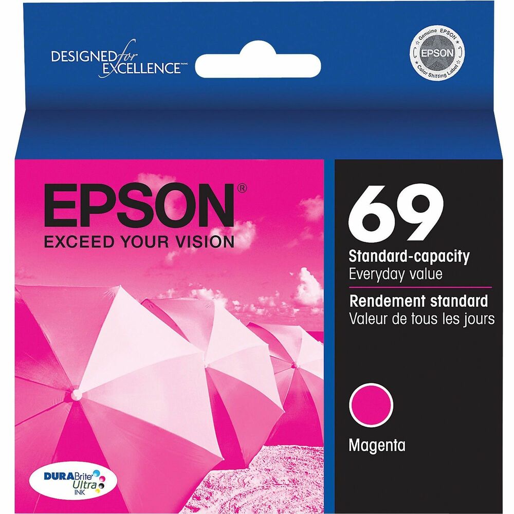 Image of Epson Ink Cartridge, Stylus C120/WF1100, 400 Page Yield, MA