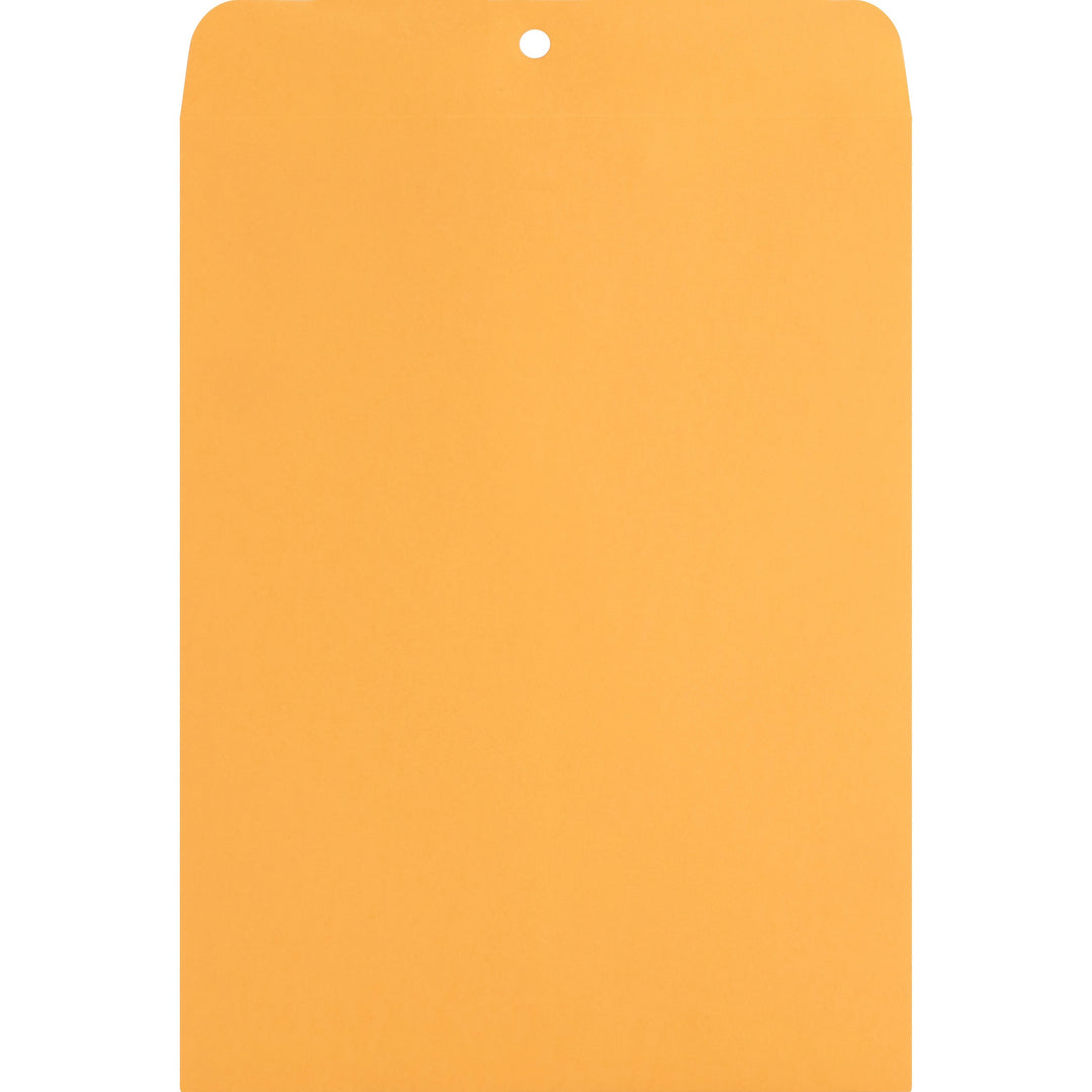 Image of Nature Saver 00857 Recycled Clasp Envelopes, Clasp, #90, 9" W x 12" Length, 28 lb, Clasp, Yellow, Kraft, 100 / Box