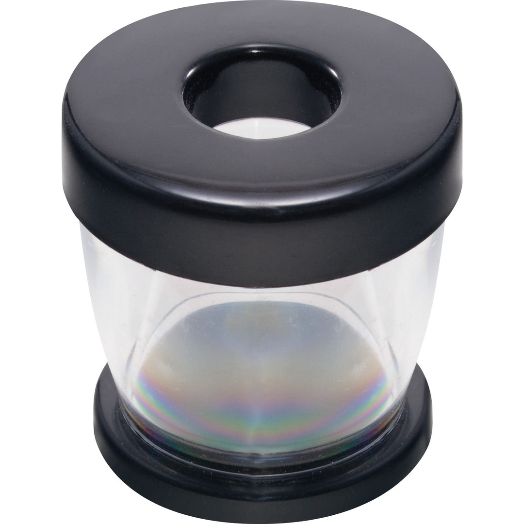 Image of GEM® Paper Clip Dispenser, Magnetic, Clear/Black