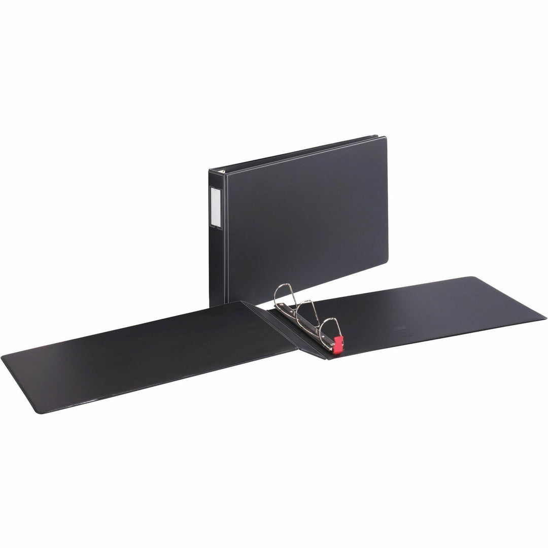 Image of Cardinal® Premier Easy Open 11 X 17 Locking Slant-D Ring Binder, 3 Rings, 1" Capacity, 11 X 17, Black