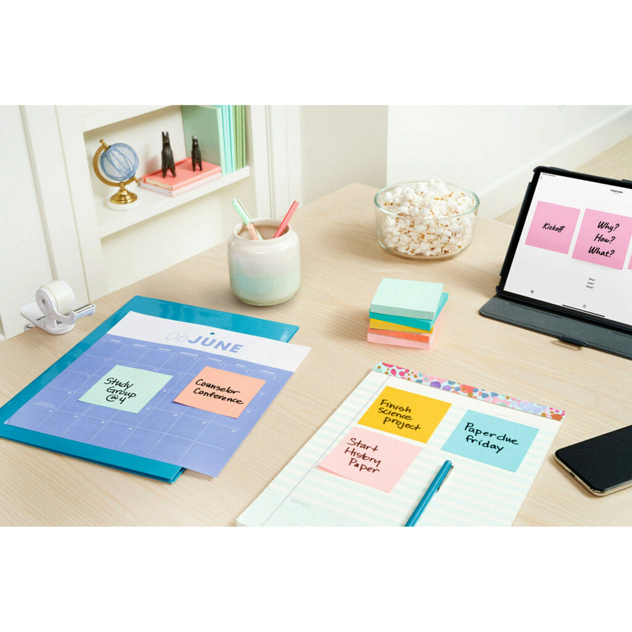 Image of 3M Post-it Notes, Orig Pad, 3"x3", 50 SH/PD, 4/PK, Marseille