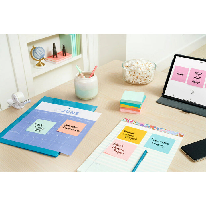 Image of 3M Post-it Notes, Orig Pad, 3"x3", 50 SH/PD, 4/PK, Marseille