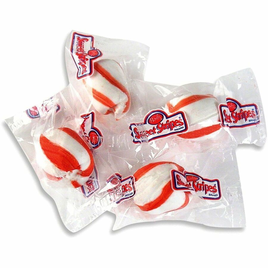 Image of Office Snax 00661 Soft Peppermint Puffs, Resealable Tub, Salty, Canister, 1 Carton