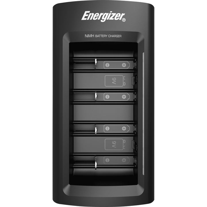 Image of Energizer CHFC Recharge Universal Charger, 6 Hour Charging, Battery Size: AA, AAA, C, D, 9V, 1 Each