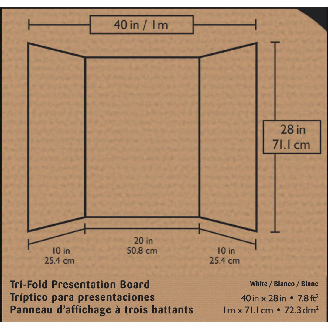 Image of Pacon® Single Walled Presentation Board,40"x28",8/CT,White