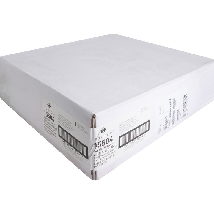 Image of Sparco Cash Drawer,w/ Removable Tray,17-3/4"x15-3/4"x3-3/4",Gray
