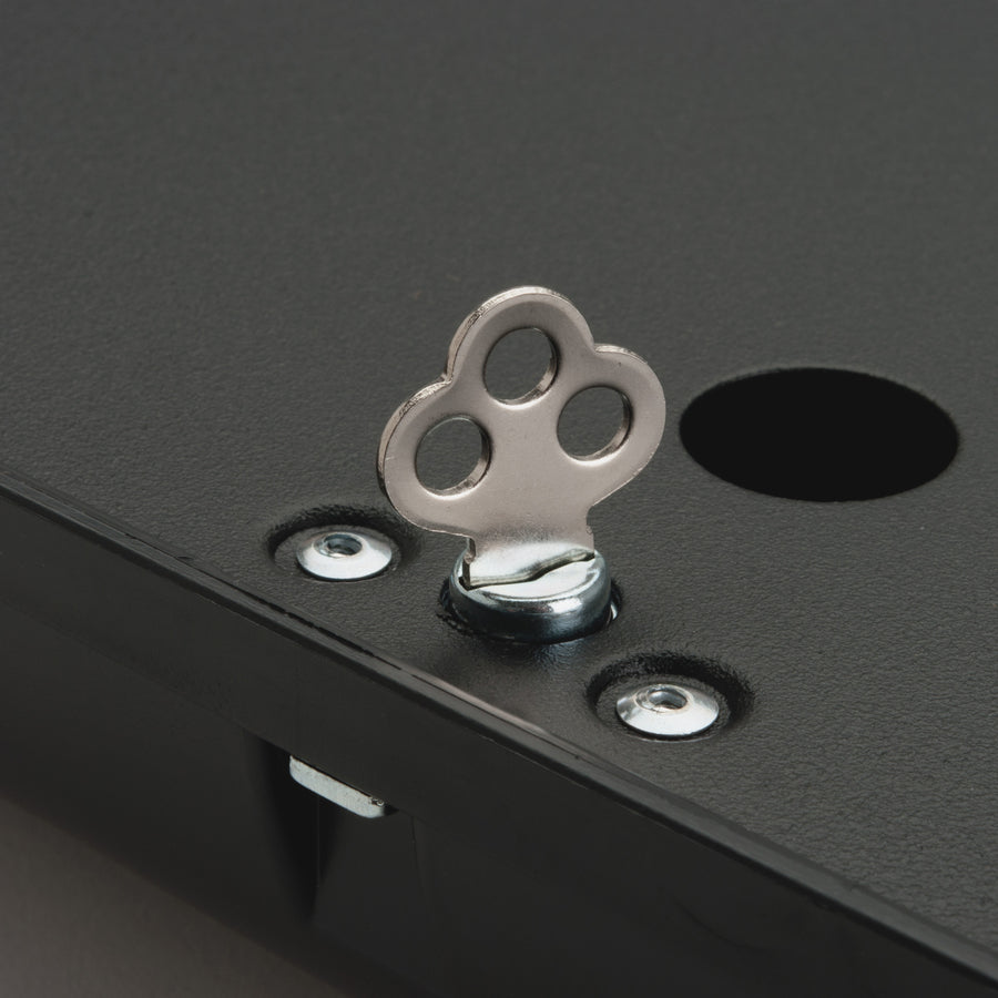 Image of Sparco Money Tray, w/ Locking Cover, 16"x11"x2-1/4", Black