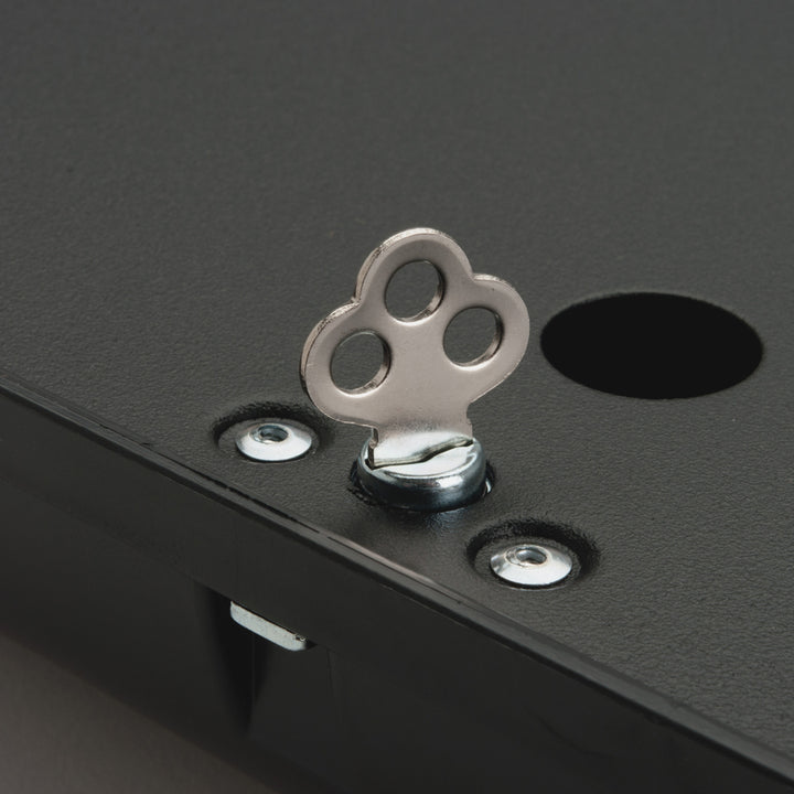 Image of Sparco Money Tray, w/ Locking Cover, 16"x11"x2-1/4", Black