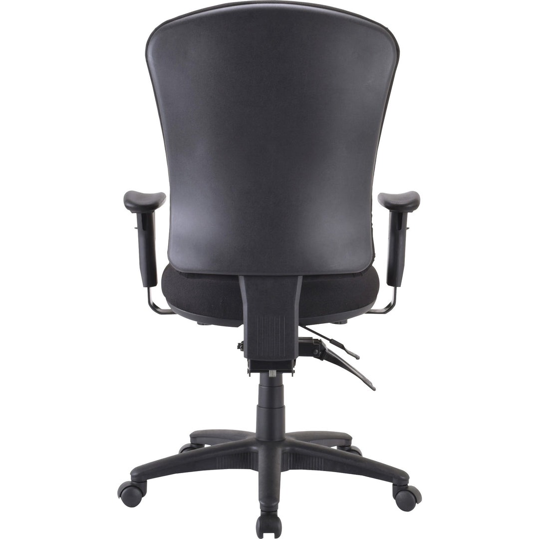 Image of Lorell Managerial Task Chair, 26-3/4"x26"x48-1/4"-51", Black