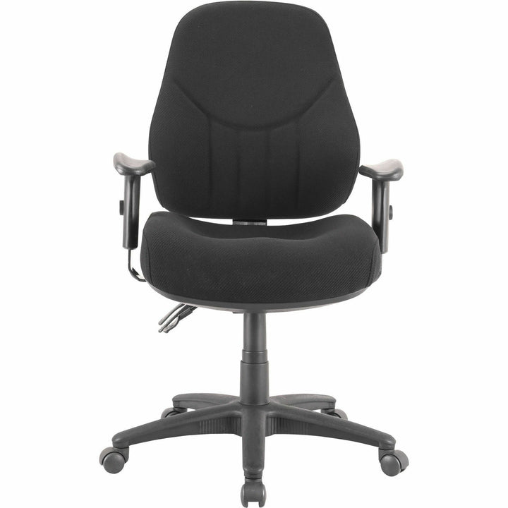 Image of Lorell Multi-Task Chair,High-Back,26-7/8"x26"x39"to42-1/2",Black