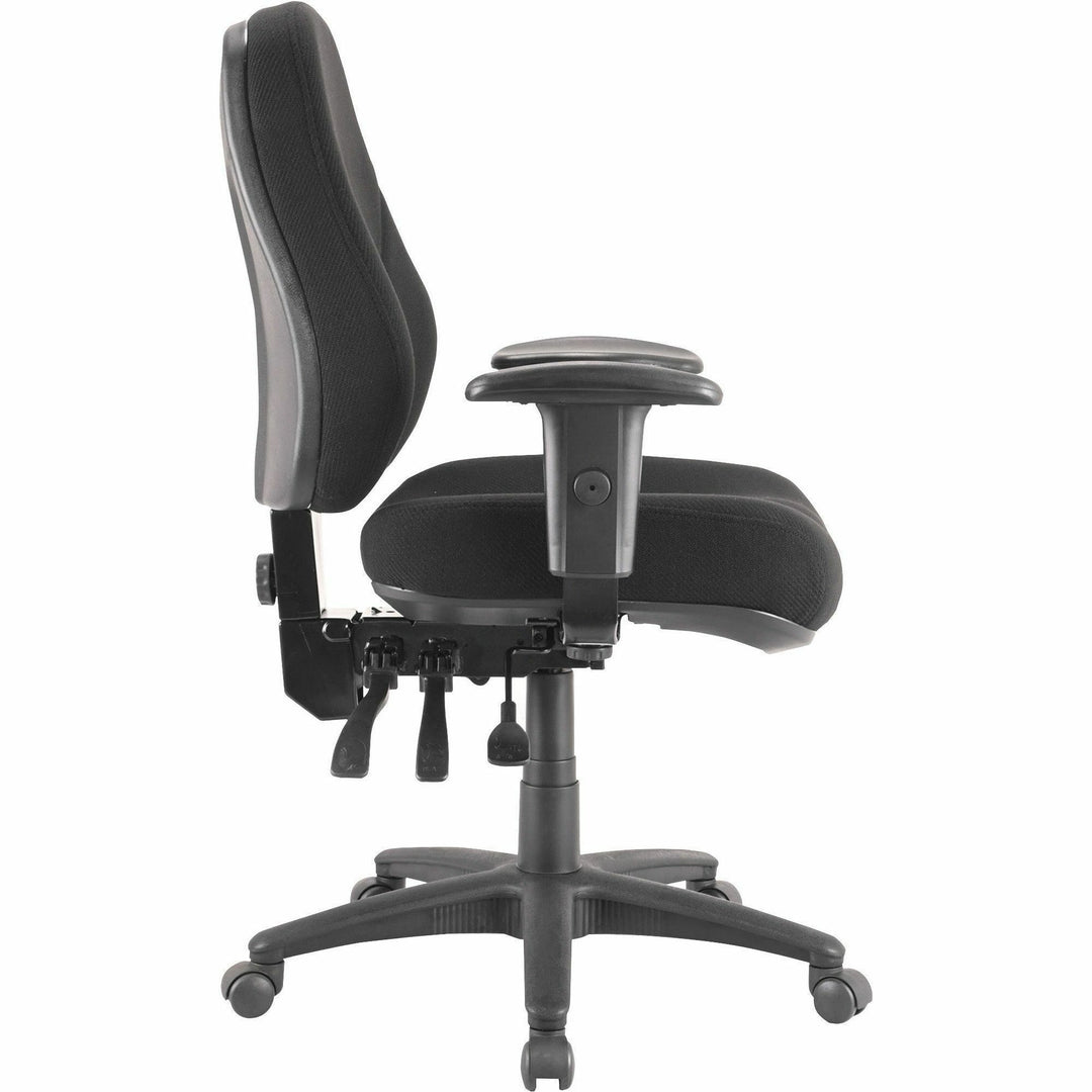Image of Lorell Multi-Task Chair,High-Back,26-7/8"x26"x39"to42-1/2",Black