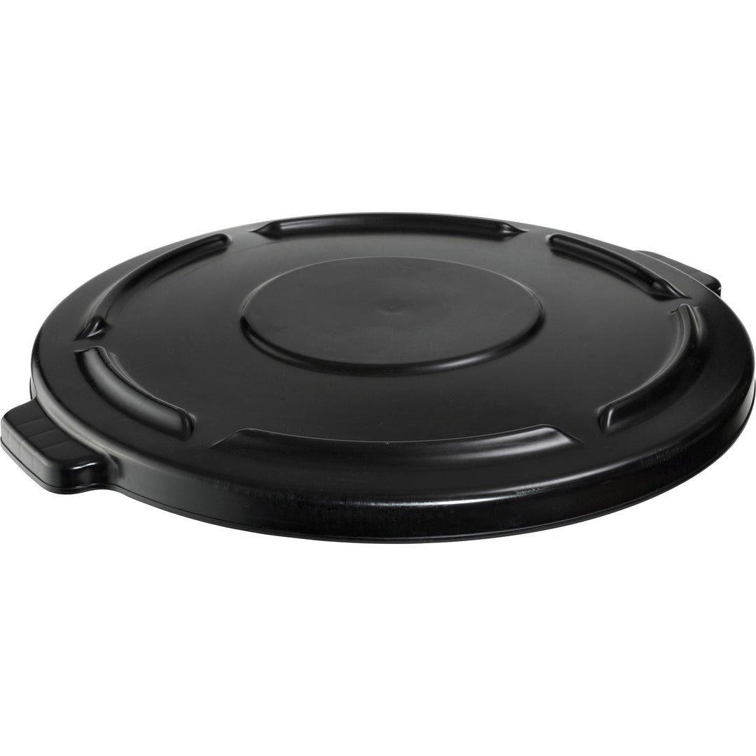 Image of Rubbermaid Commercial 264560BK Brute 44-gallon Container Lid, Round, Plastic, Black, 1 Each