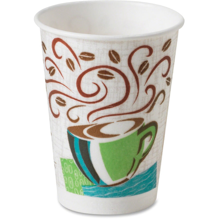 Image of Dixie® Hot Cups, Perfect Touch, Wise Size, 16 oz, 500/CT, Multi