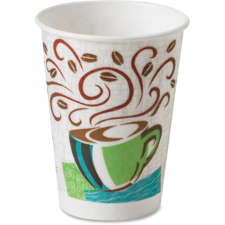 Image of Dixie® Hot Cups, Perfect Touch, Wise Size, 16 oz, 500/CT, Multi