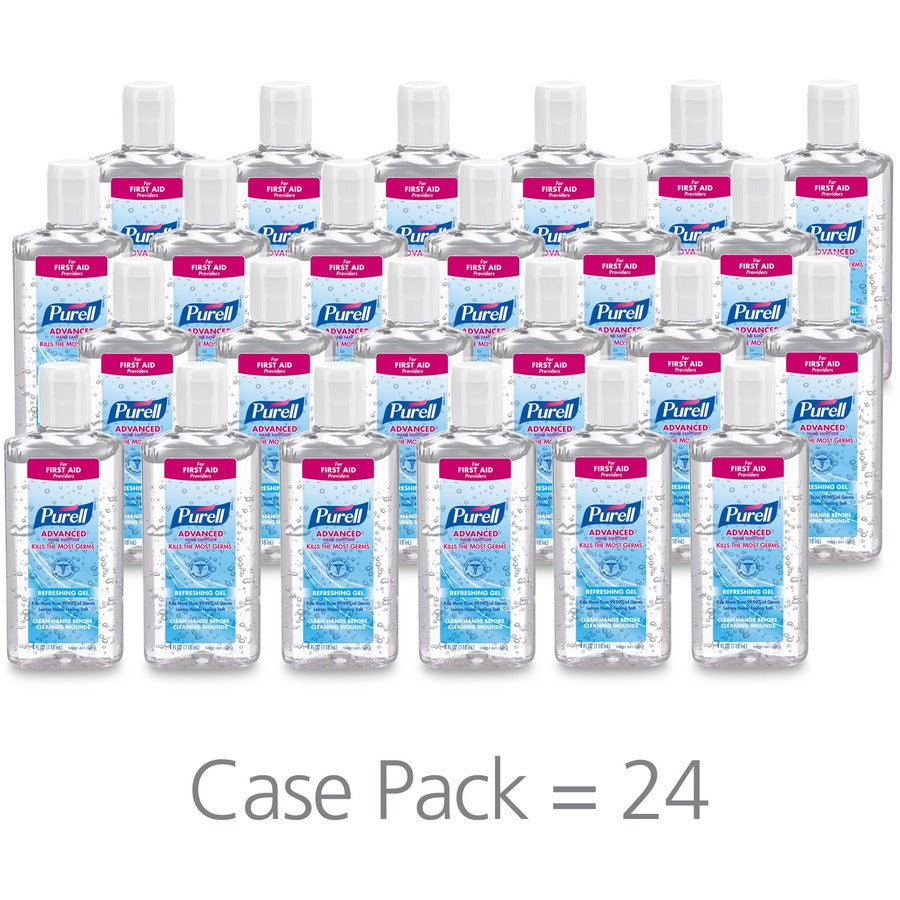 Image of GOJO® Hand Sanitizer, PURELL, 4 oz., Portable, 24/CT, Clear