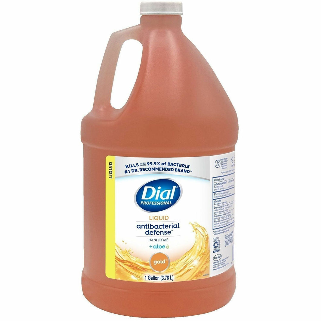 Image of Dial Professional 88047 Gold Antibacterial Liquid Hand Soap Refill, 1 gal, Skin, Hand, Antibacterial, 1 Each