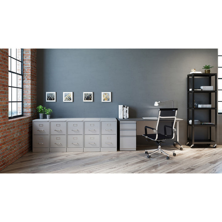 Image of Lorell 60654 Fortress Series 25" Commercial-Grade Vertical File Cabinet