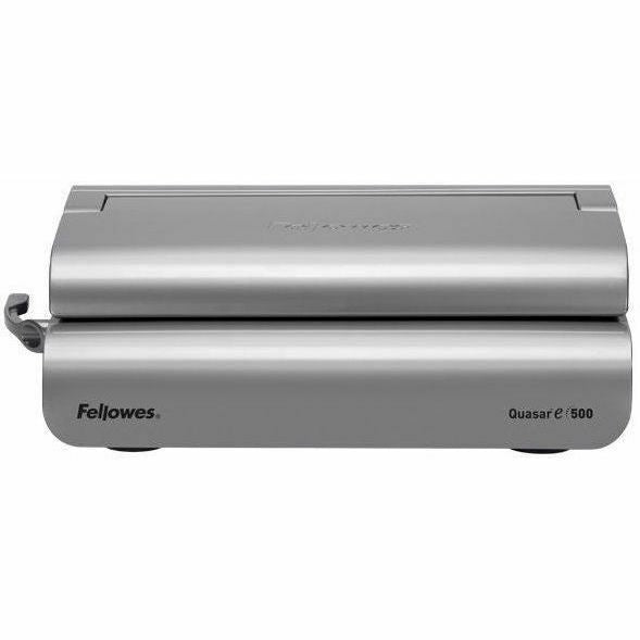 Image of Fellowes® Quasar 500 Electric Comb Binding System, 500 Sheets, 16.88 X 15.38 X 5.13, Metallic Gray