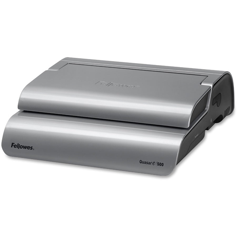 Image of Fellowes® Quasar 500 Electric Comb Binding System, 500 Sheets, 16.88 X 15.38 X 5.13, Metallic Gray