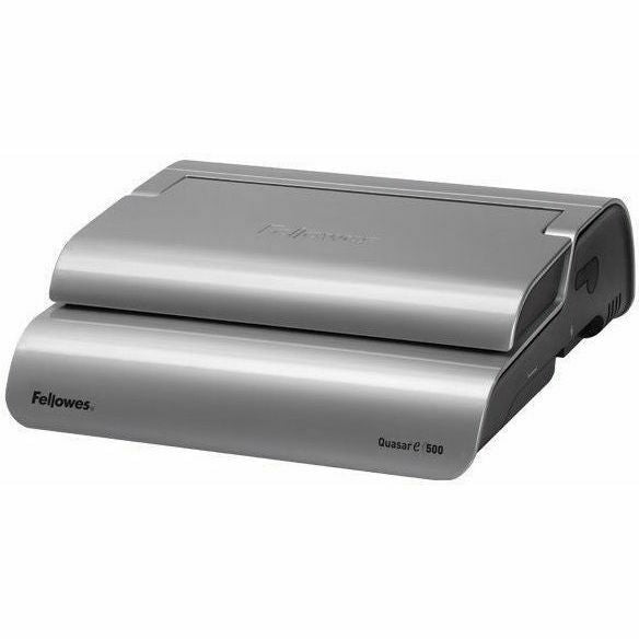 Image of Fellowes® Quasar 500 Electric Comb Binding System, 500 Sheets, 16.88 X 15.38 X 5.13, Metallic Gray