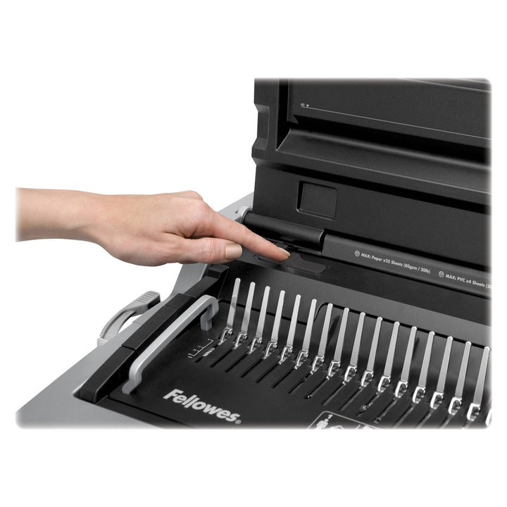 Image of Fellowes® Galaxy 500 Electric Comb Binding System, 500 Sheets, 19.63 X 17.75 X 6.5, Gray