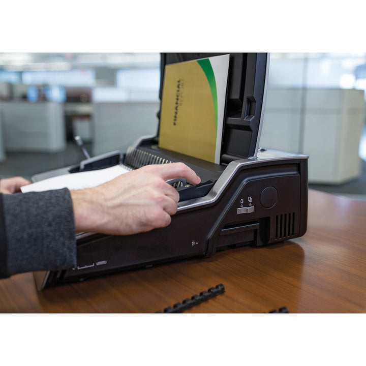Image of Fellowes® Galaxy 500 Electric Comb Binding System, 500 Sheets, 19.63 X 17.75 X 6.5, Gray
