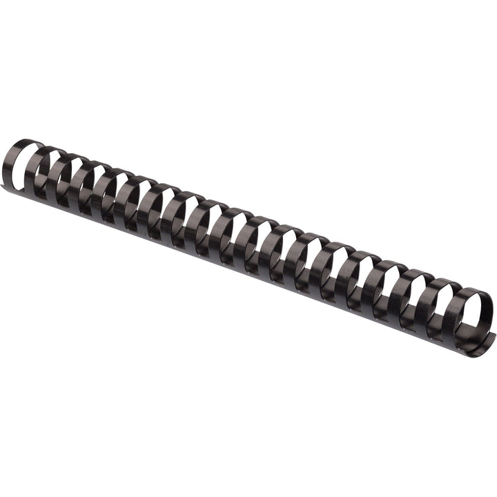 Image of Fellowes® Plastic Comb Bindings, 1" Diameter, 200 Sheet Capacity, Black, 10/Pack