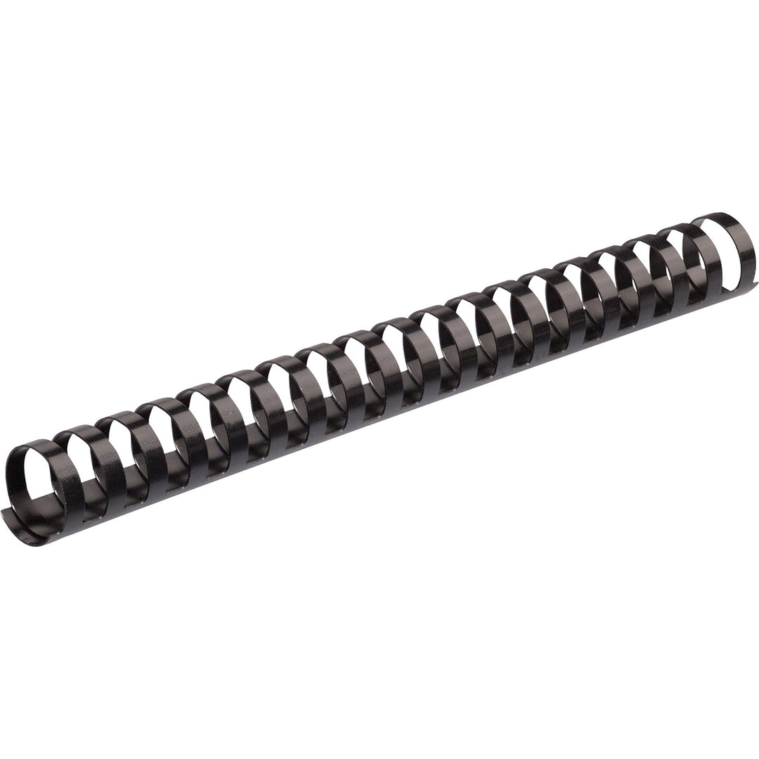 Image of Fellowes® Plastic Comb Bindings, 1" Diameter, 200 Sheet Capacity, Black, 10/Pack