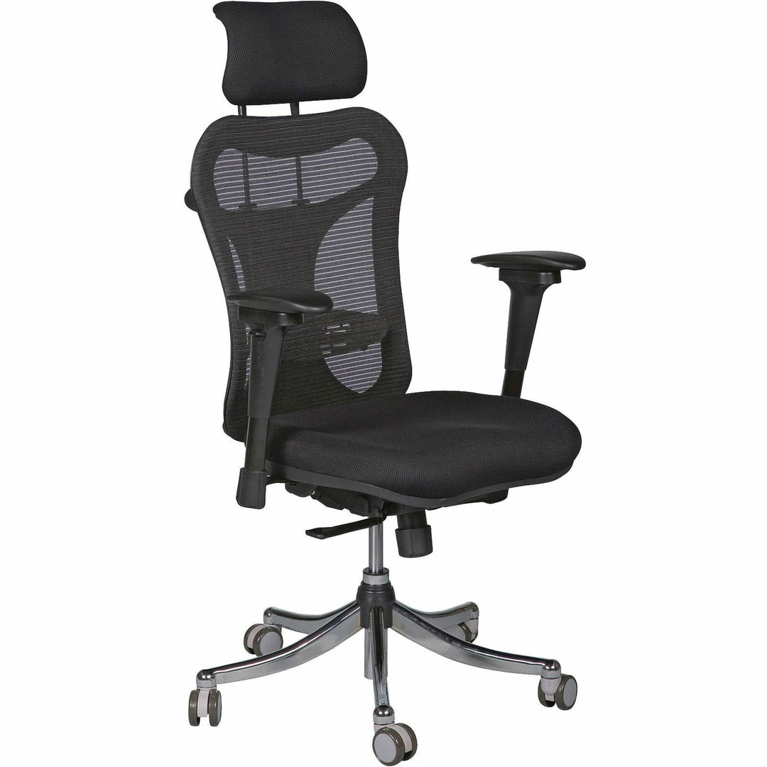 Image of Balt Inc. Executive Chair,Adjustable Ht/Headrest,28"x24"x51",Black