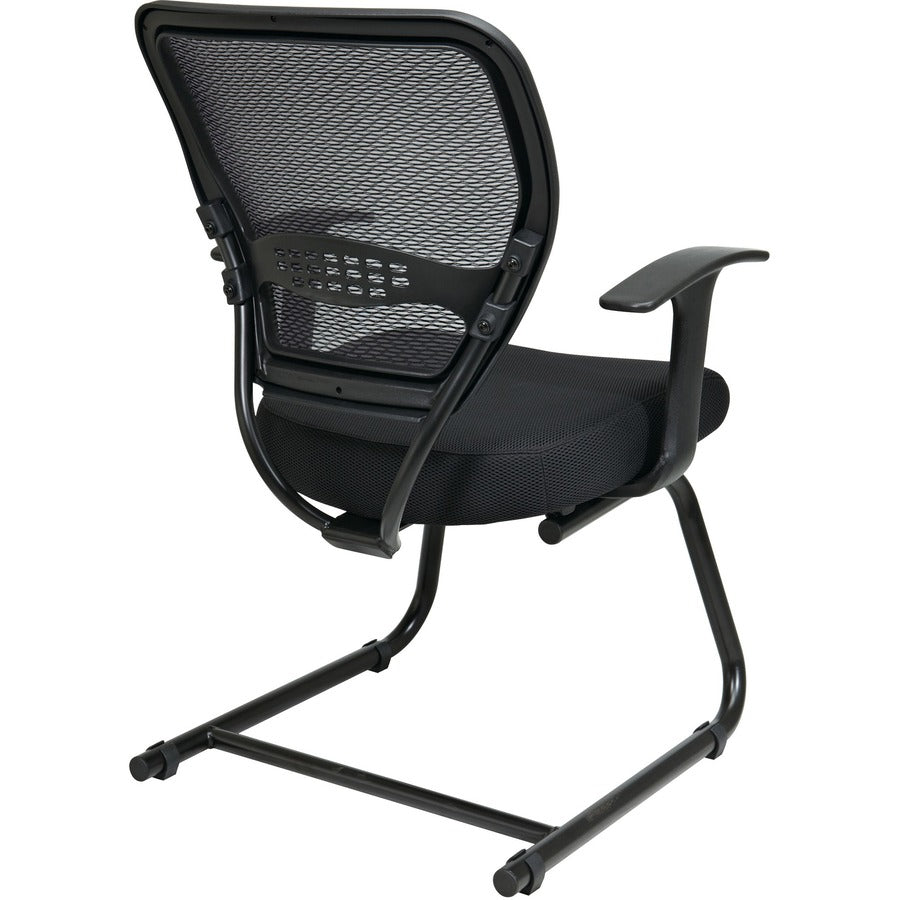Image of OSP Furniture Executive Guest Chair, 26-1/2"x26-1/2"x37-1/4", Black