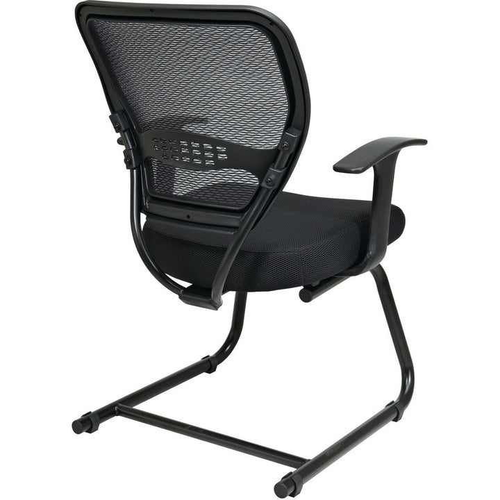 Image of OSP Furniture Executive Guest Chair, 26-1/2"x26-1/2"x37-1/4", Black