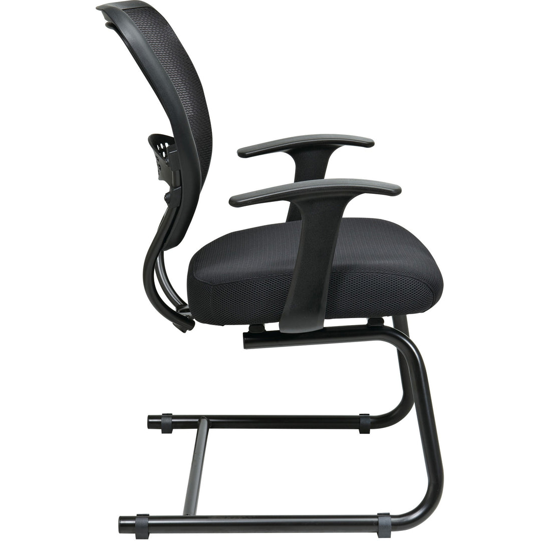 Image of OSP Furniture Executive Guest Chair, 26-1/2"x26-1/2"x37-1/4", Black