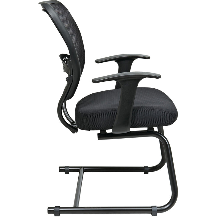 Image of OSP Furniture Executive Guest Chair, 26-1/2"x26-1/2"x37-1/4", Black