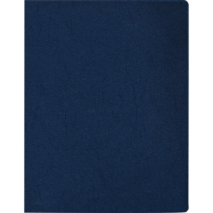 Image of Fellowes® Executive Leather-Like Presentation Cover, Navy, 11.25 x 8.75, Unpunched, 50/Pack