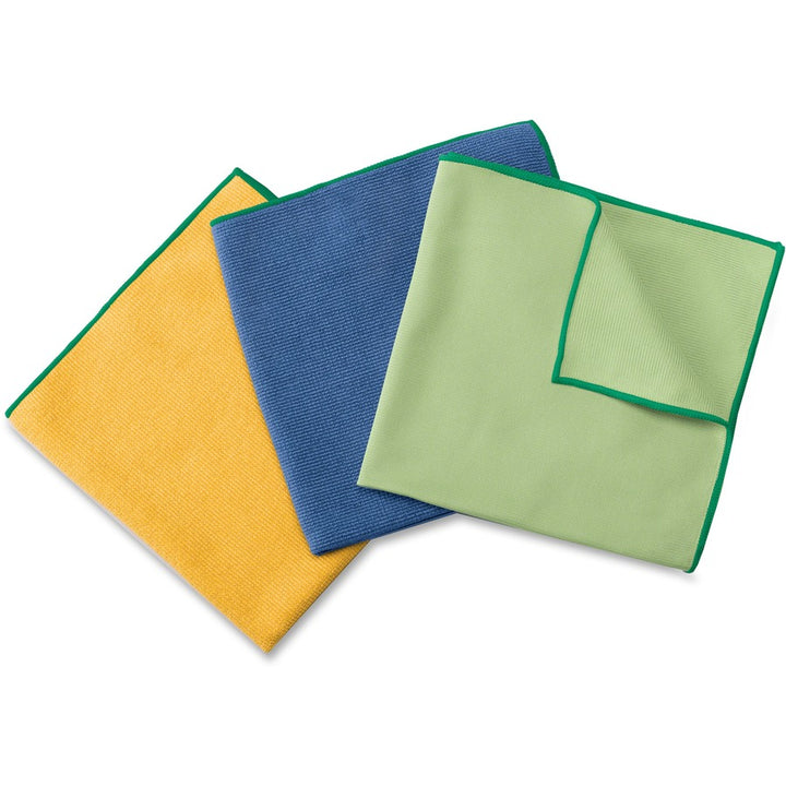Image of Kimberly-Clark Professional Microfiber Cloths,Glass,15-3/4"x15-3/4",6/PK,GN