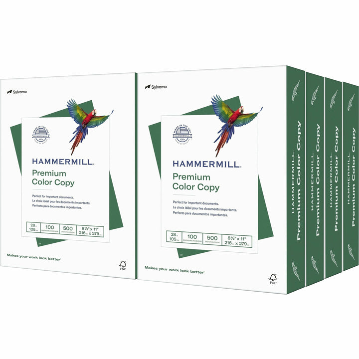 Image of Hammermill® Copy Paper,Color,28 lb,100 GE,8-1/2"x11",500/RM,8/CT,WE