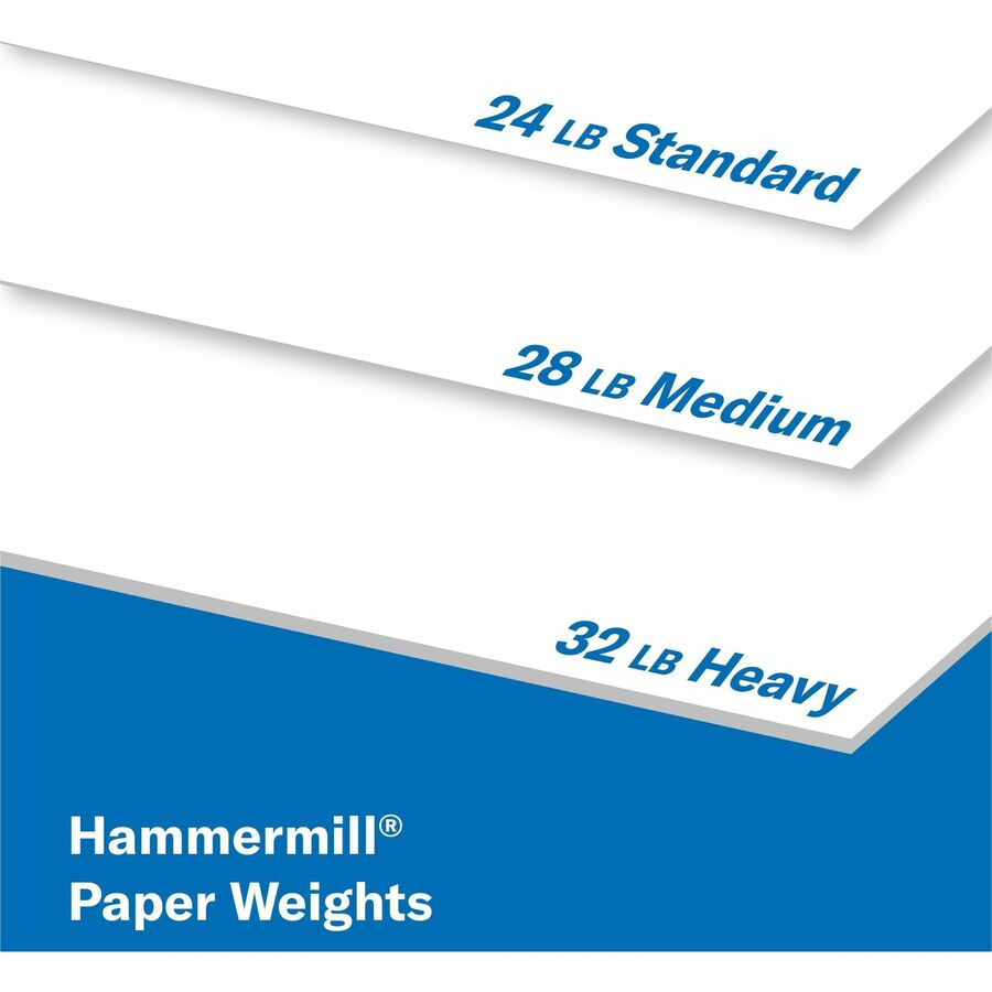 Image of Hammermill® Copy Paper,Color,28 lb,100 GE,8-1/2"x11",500/RM,8/CT,WE