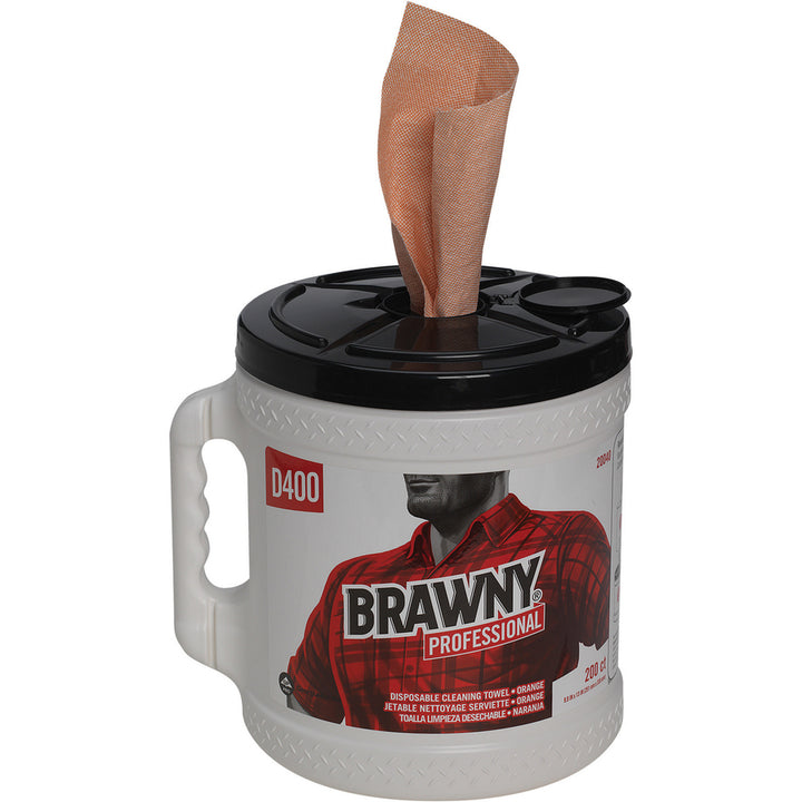 Image of Georgia-Pacific® Bucket w/Centerpull Wipers,200 Shts/RL,9-9/10"x13",2/CT,MI